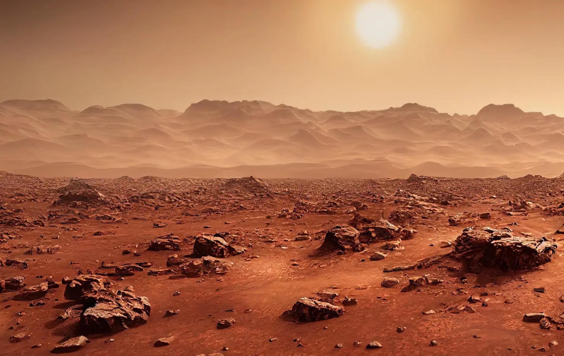 Landscape of mars