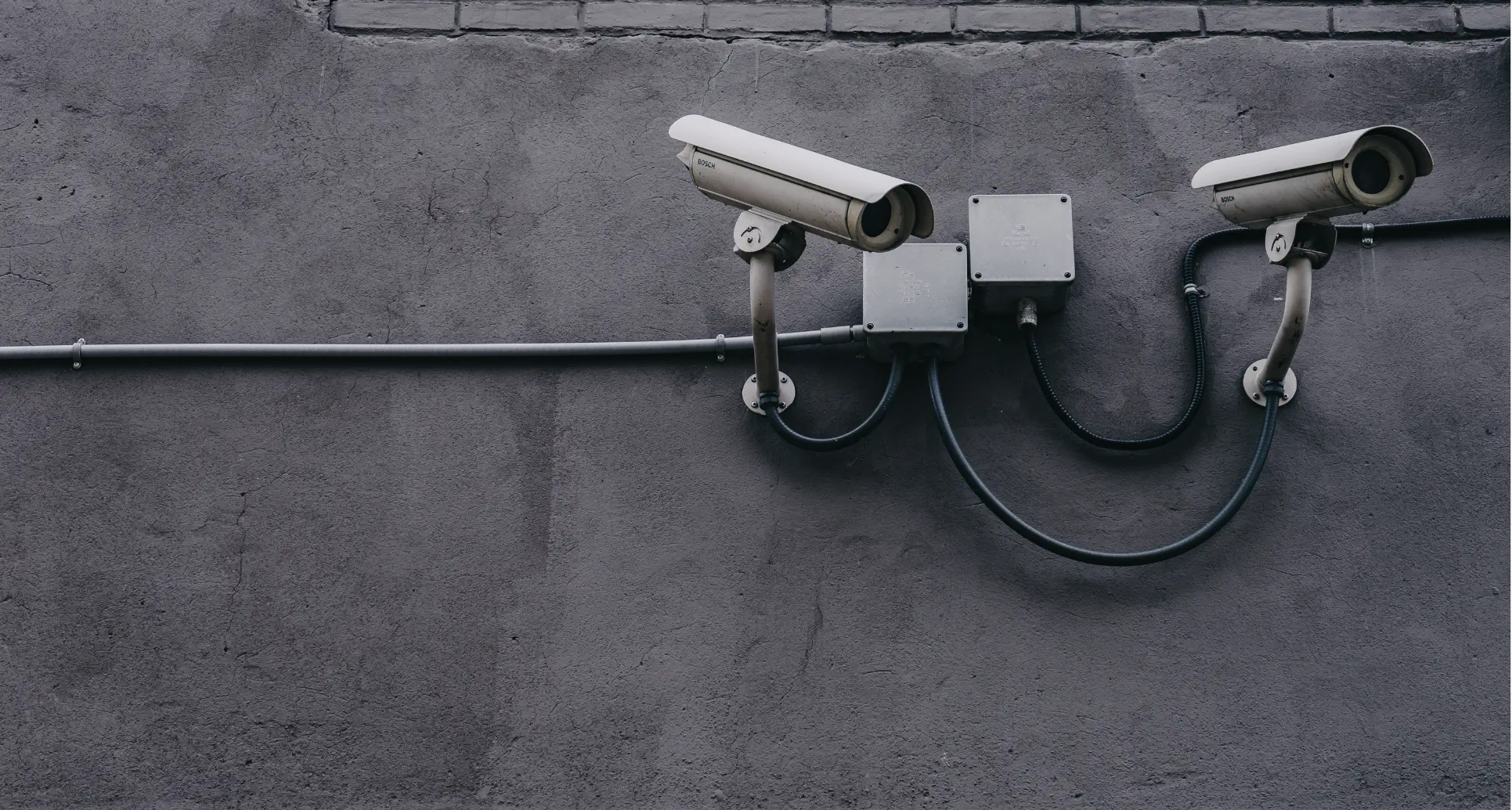 Image of a surveillance camera in action