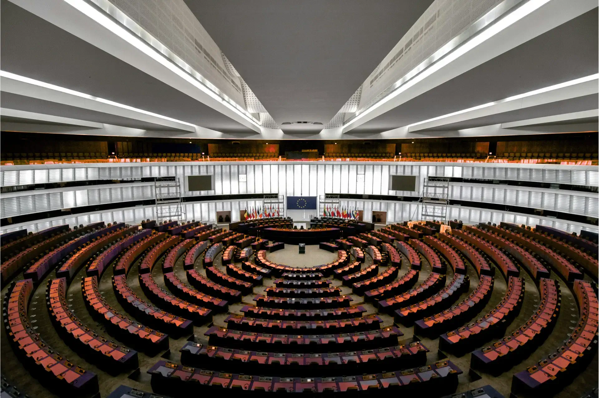 Leeres Europa Parlament 